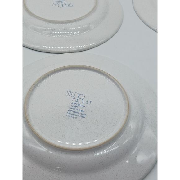 4 Salad Plates Studio Nova Adirondack Mauve Geen Aztec Southwestern Y2201 - Picture 10 of 10